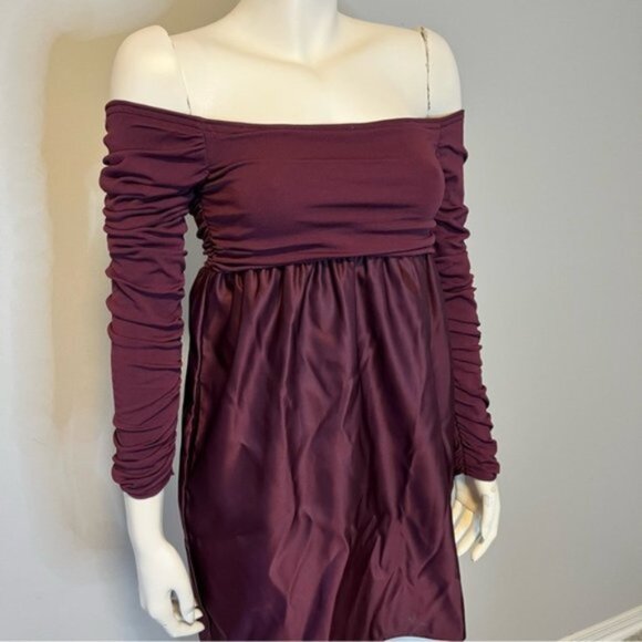 New With Tag Zara Combination Knit Mini Dress Size S - Picture 7 of 10